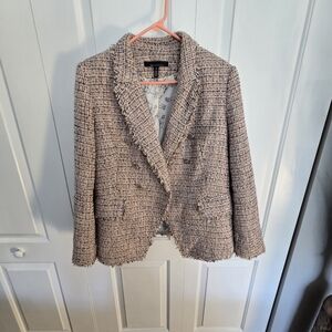 Women's Tweed Blazer Jacket